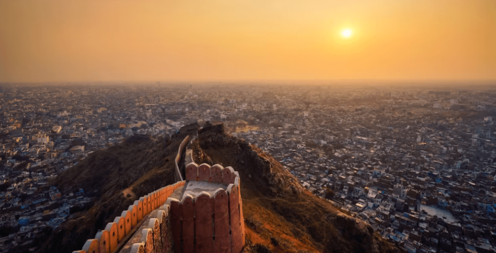 Sunrise Points in India(Amer Fort, Jaipur)
