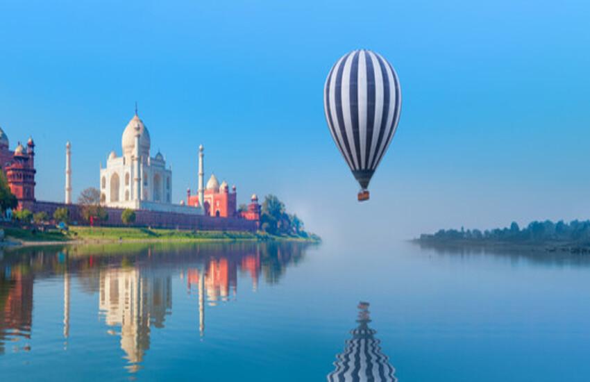 Hot Air Balloon in Agra, Uttarpradesh