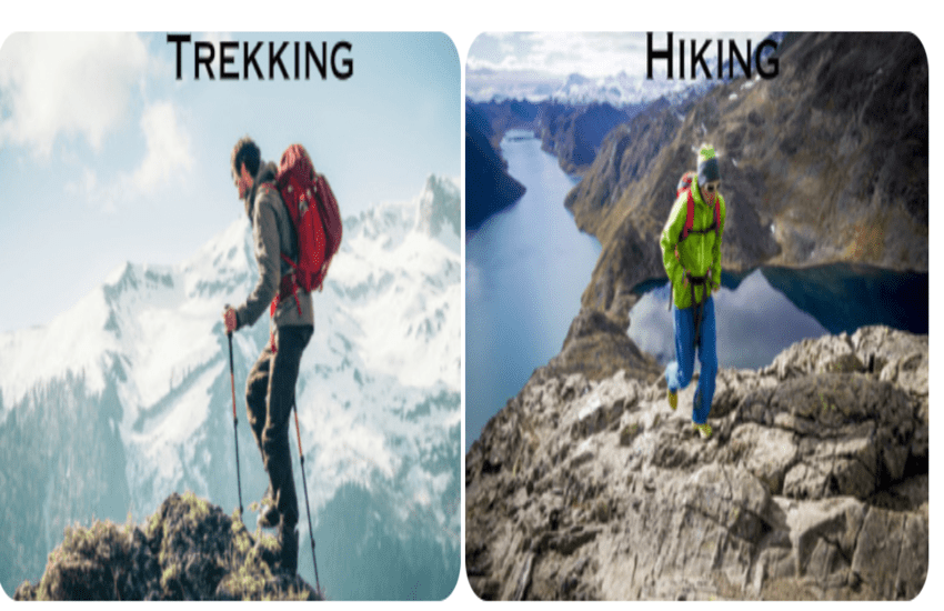 Difference between Trekking and Hiking
